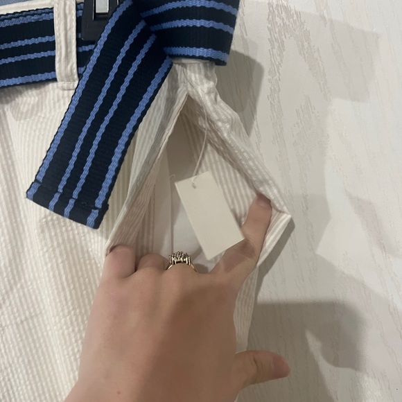 FINAL PRICE NWT Men’s IZOD Sandy Bay Seersucker Stripe Preppy Pants - Picture 3 of 6